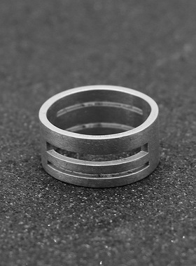 不锈钢挂圈戒指手工戒开圈戒指 DIY单圈开合器饰品工具配件钛钢