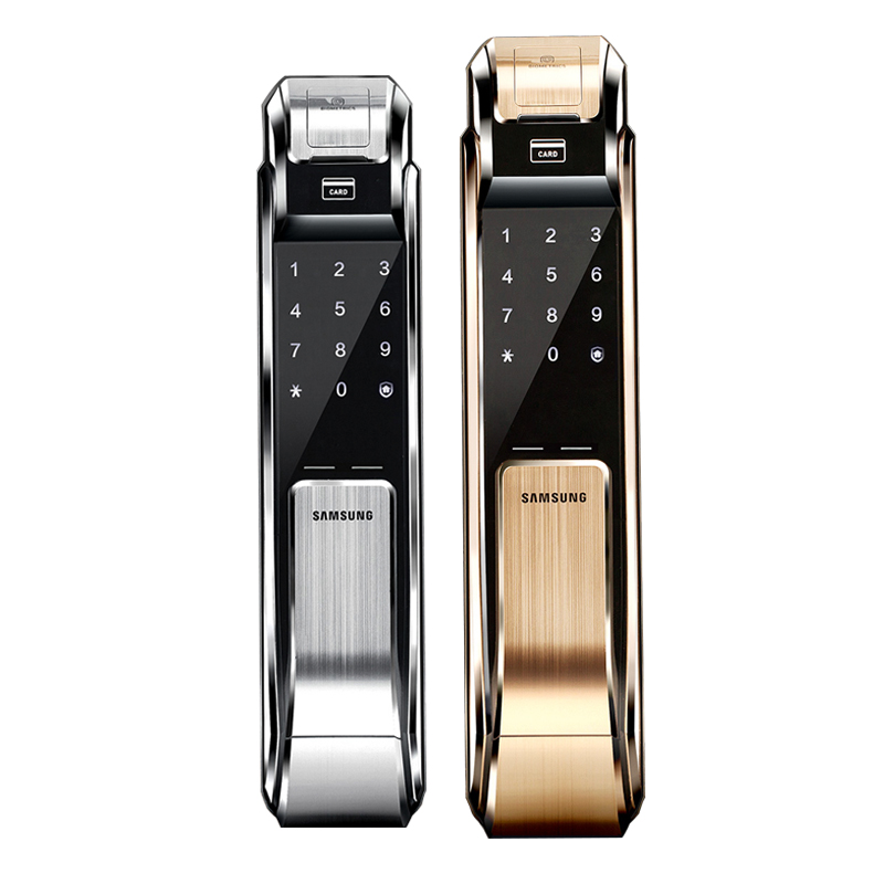 BOSCH博世指纹锁品牌店三星指纹锁P718智能门锁密码锁家用防盗门锁电子锁磁卡锁原装正品3