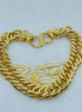 仿黄金久不褪色坦克链