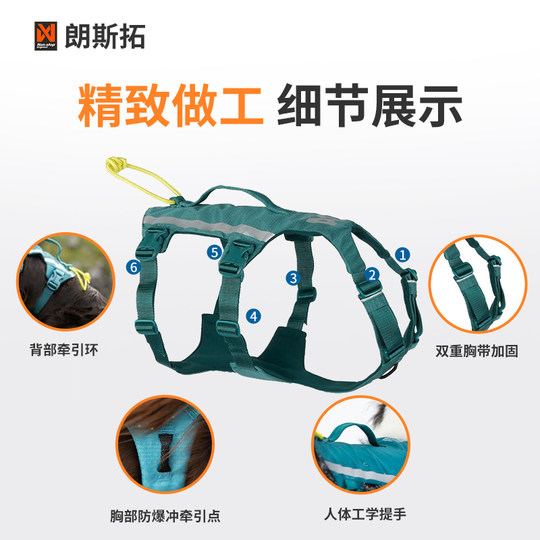 Norwegian Nonstop comfortable and lightweight traction harness