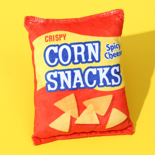 QZee狗狗发声玩具毛绒薯片饮料啤酒抱枕响纸耐咬磨牙解闷大小型犬 - 图3