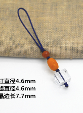 南红青金石蜜蜡水晶玉小挂件卡子文玩DIY配件配饰记数挂坠卡子