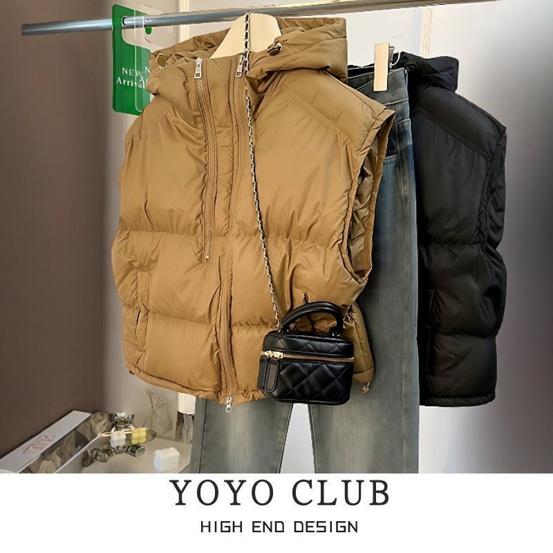 品牌折扣胖MM大码美式复古立领羽绒棉马甲2025新款保暖棉衣马夹女,淘宝优惠券,粉丝福利购,淘宝优惠卷