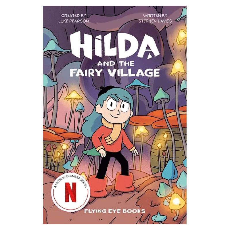 【预 售】【希尔达】9精灵村 Netflix同名剧集封面 Hilda and the Fairy Village英文儿童章节书原版图书外版进口书籍Luke Pearson - 图3