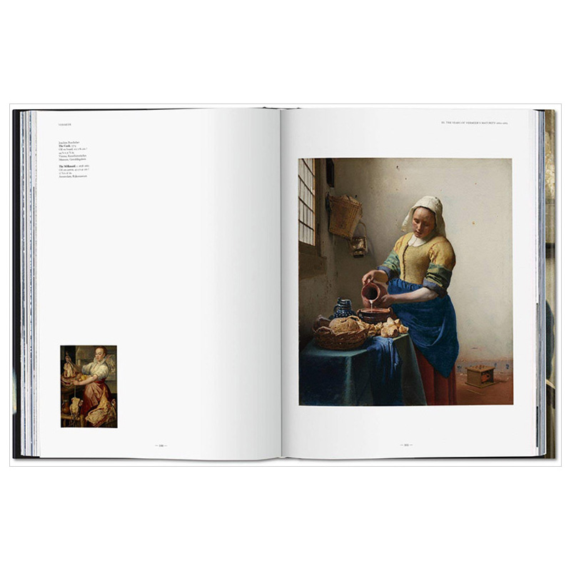 【现货】维米尔：完整绘画作品英文外国美术15至18世纪Vermeer. The Complete Works精装Karl Schütz进口原版书籍TASCHEN - 图2