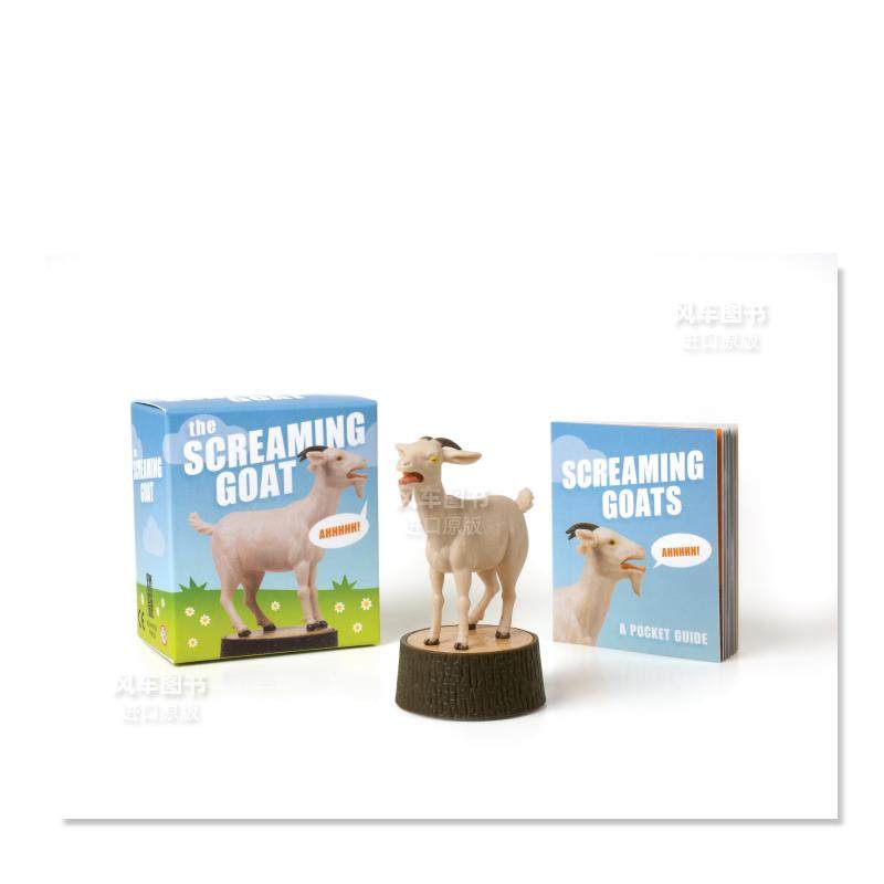 【现货】迷你文创套装 尖叫的山羊 The Screaming Goat (Book & Figure) 英文原版进口文创礼品书籍 玩具摆件节日礼物 RP Minis - 图1