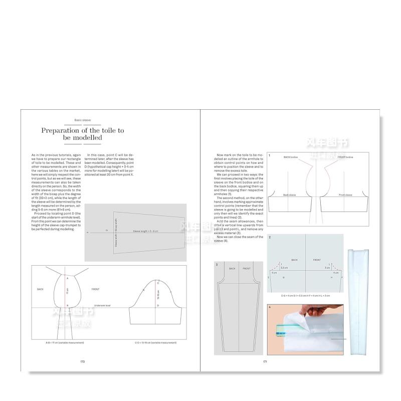 【现货】时尚造型技巧:手把手立体裁剪过程英文服装设计平装进口原版外版书籍Fashion Moulage Technique: A Step by Step Draping - 图3