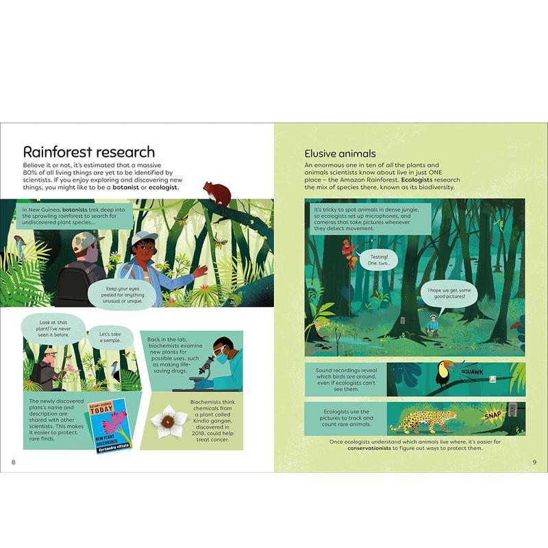 【预售】【工作启蒙】科学家是做什么的【Jobs People Do】What Do Scientists Do?英文儿童绘本职业认知财商管理精装3-6岁Usborn - 图0