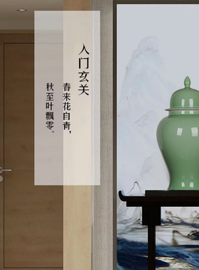 景诺景德镇陶瓷器裂纹将军罐厨房