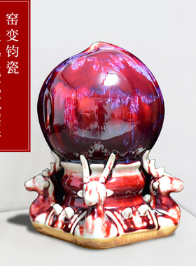 景德镇仿古风电视柜玄关陶瓷器