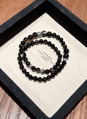 天然水晶双层手串饰品