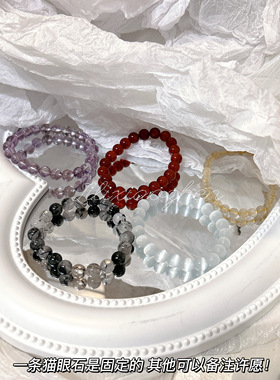 天然莓晶紫水晶灰月光