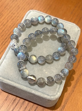 纯天然月光手链女原创设计