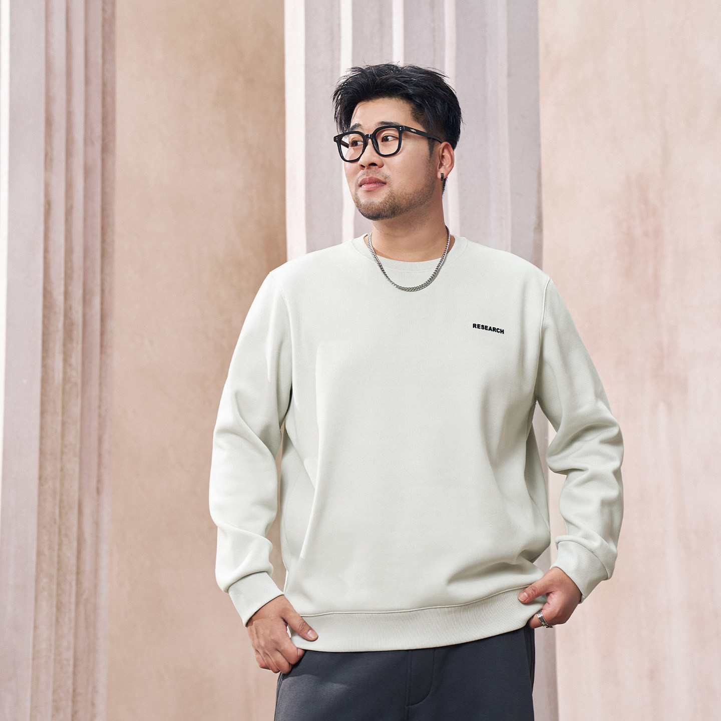 黑劲大码男装秋冬季加绒加厚内搭长袖男士胖子加肥加大宽松卫衣,淘宝优惠券,粉丝福利购,淘宝优惠卷