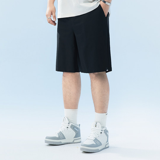 Black Size Large Size Men's Casual Shorts