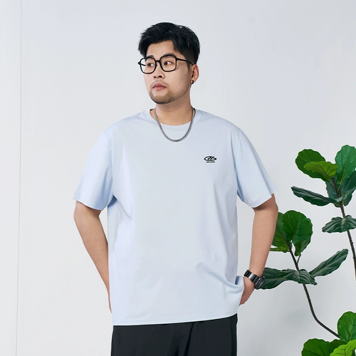 Тонкая летняя одежда, футболка, большой размер, короткий рукав, свободный крой