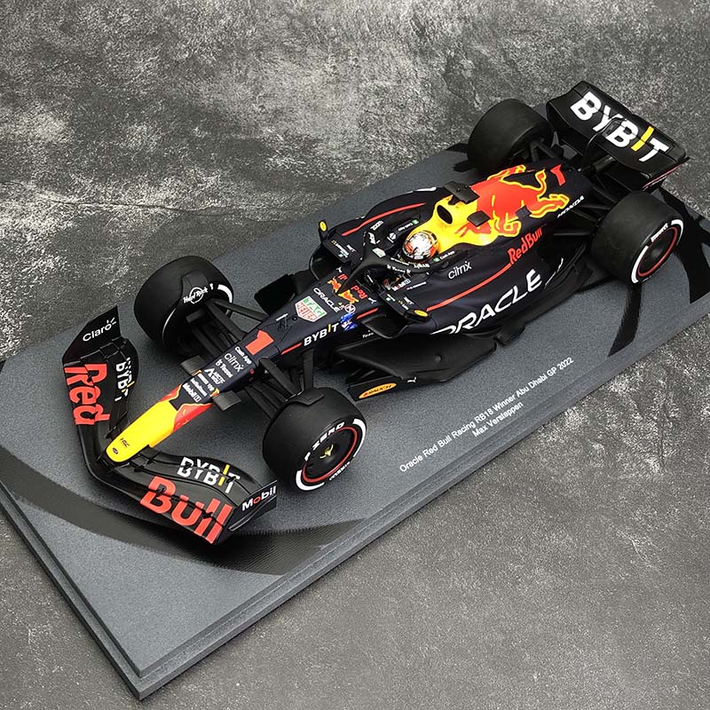 沙沙汽车模型Spark1:18红牛F1赛车RB18阿布扎比胜利维斯塔潘2022-图3