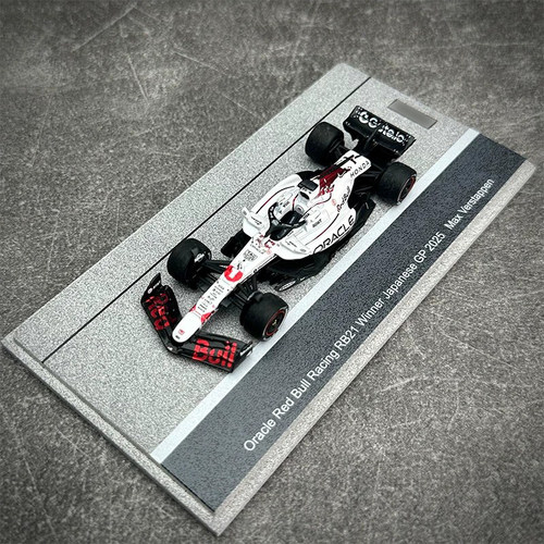 HEC展会限定版 Spark 1:64 红牛F1 RB21 2025日本站 维斯塔潘白牛 - 图0