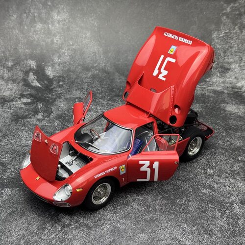 沙沙汽车模型CMC 1:18 法拉利250LM 勒芒合金全开收藏品摆件 - 图0