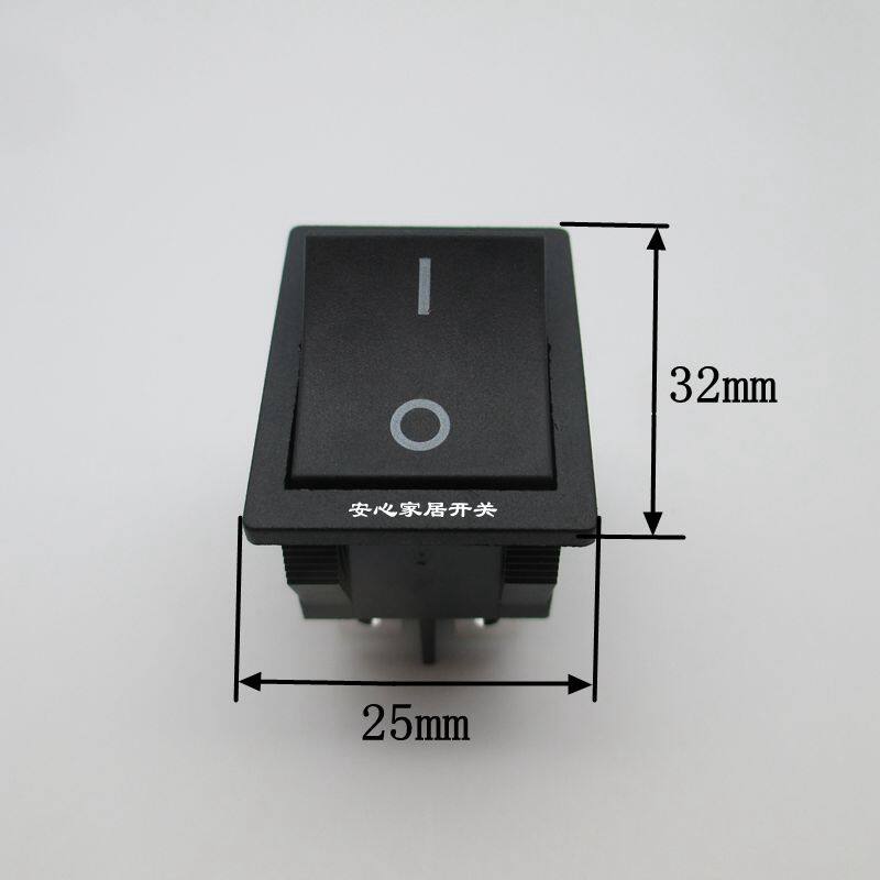 JD03-A1船型4脚2档带灯开关电焊机电源按钮键开关四脚大电流30A_虎窝淘