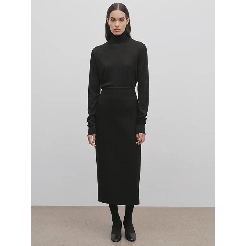 【现货】Rouje Life羊毛半身裙女高腰半裙显瘦过膝毛呢包臀裙,淘宝优惠券,粉丝福利购,淘宝优惠卷