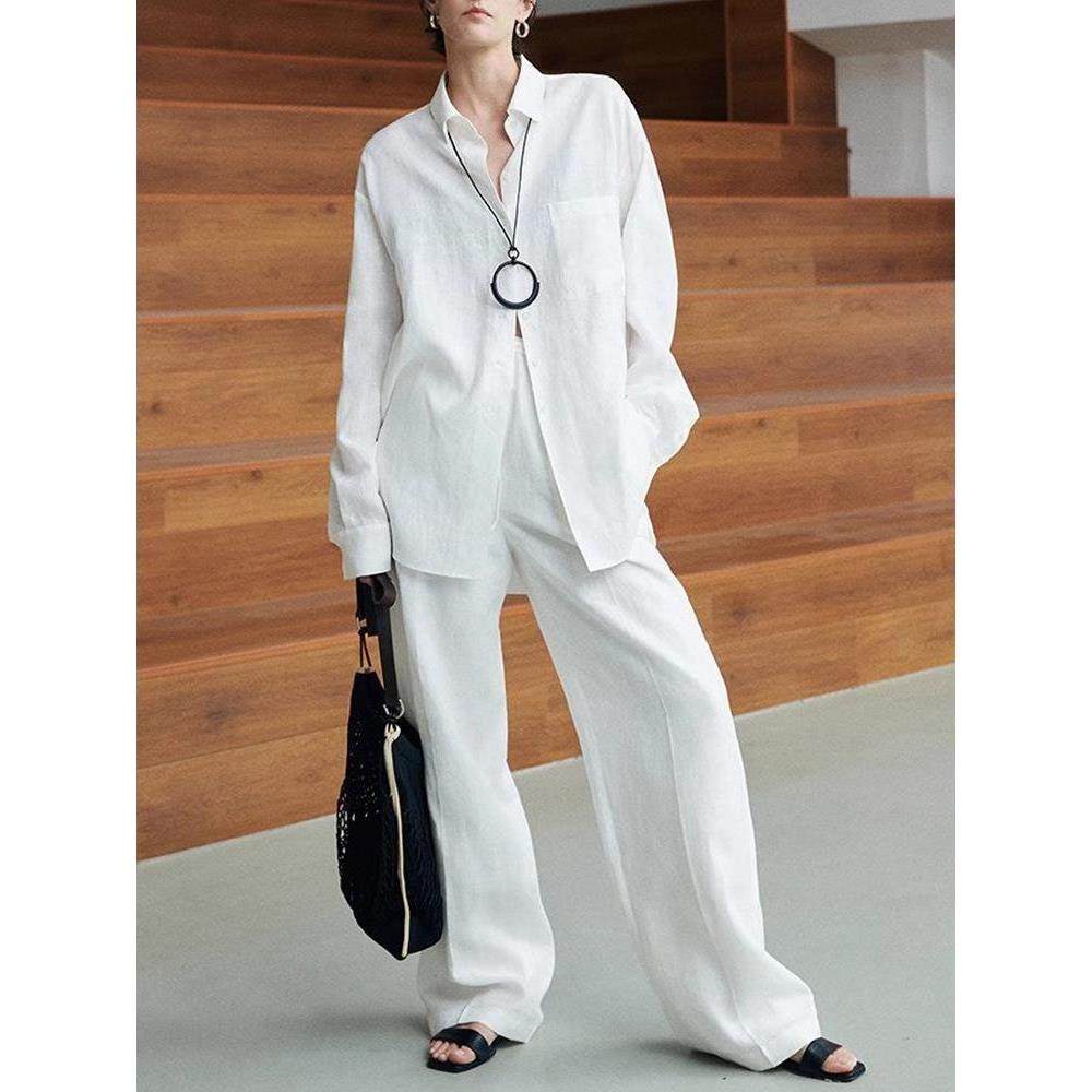 【现货】Rouje Life亚麻轻盈舒适宽松防晒度假衬衫松驰感三件套,淘宝优惠券,粉丝福利购,淘宝优惠卷