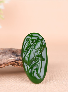 玉石一鸣惊人男女款吊坠手玩件