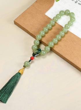 青白玉手串手链手持和田玉