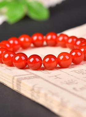 天然红玛瑙中国风手链