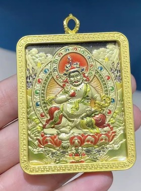 五爷新款手绘九尾狐吊坠