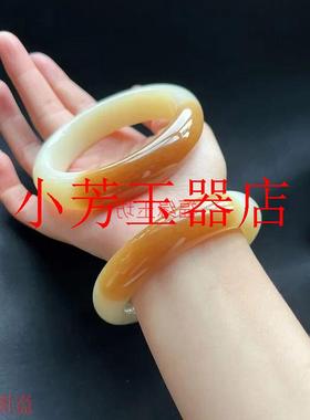 新疆且末糖俏色正圈手镯