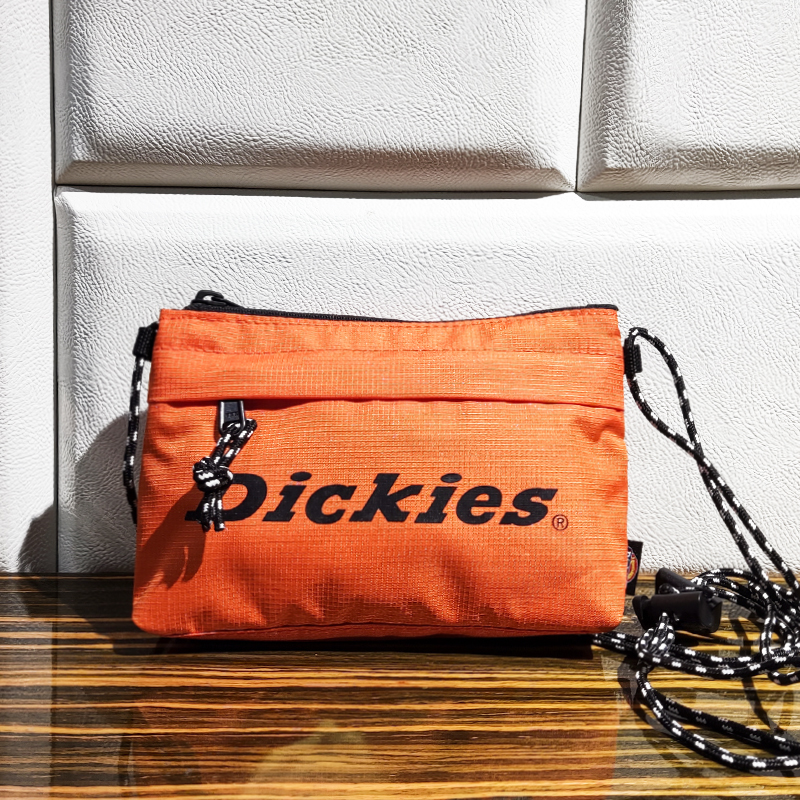 Dickies迷你工装风女斜挎包 logo印花手机卡片钥匙小包百搭潮流-图1