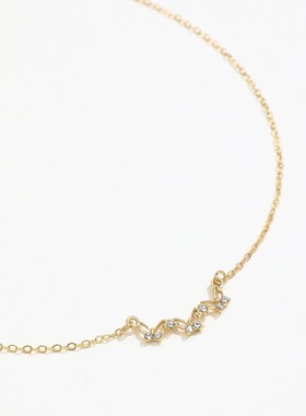 new A small simple butterfly luxury clavicle chain female