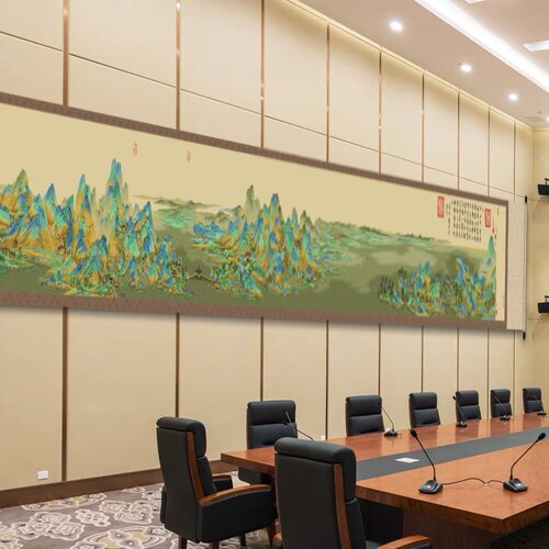 ks十字绣2023新款客厅大幅收藏世界名画只此青绿全景千里江山图 - 图0