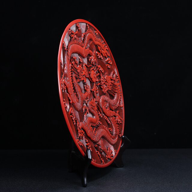 Antiques and miscellaneous antique lacquerware handmade old lacquerware plates home decoration retro ornaments collection