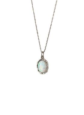 花阁原创项链纯银小众链颈链椭圆