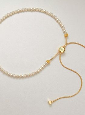 花阁原创女项链法式可锁骨复古