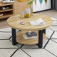 Round coffee table simple modern living room small coffee table table
