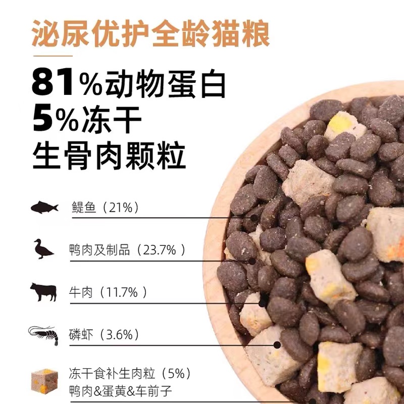 CheerShare畅享优品超能食补泌尿口腔体态优肠幼成猫全价功能猫粮 - 图2