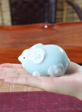 十二生肖瓷器摆件工艺品马牛龙羊