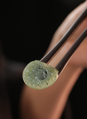 簪子黑檀木简约气质旗袍配饰