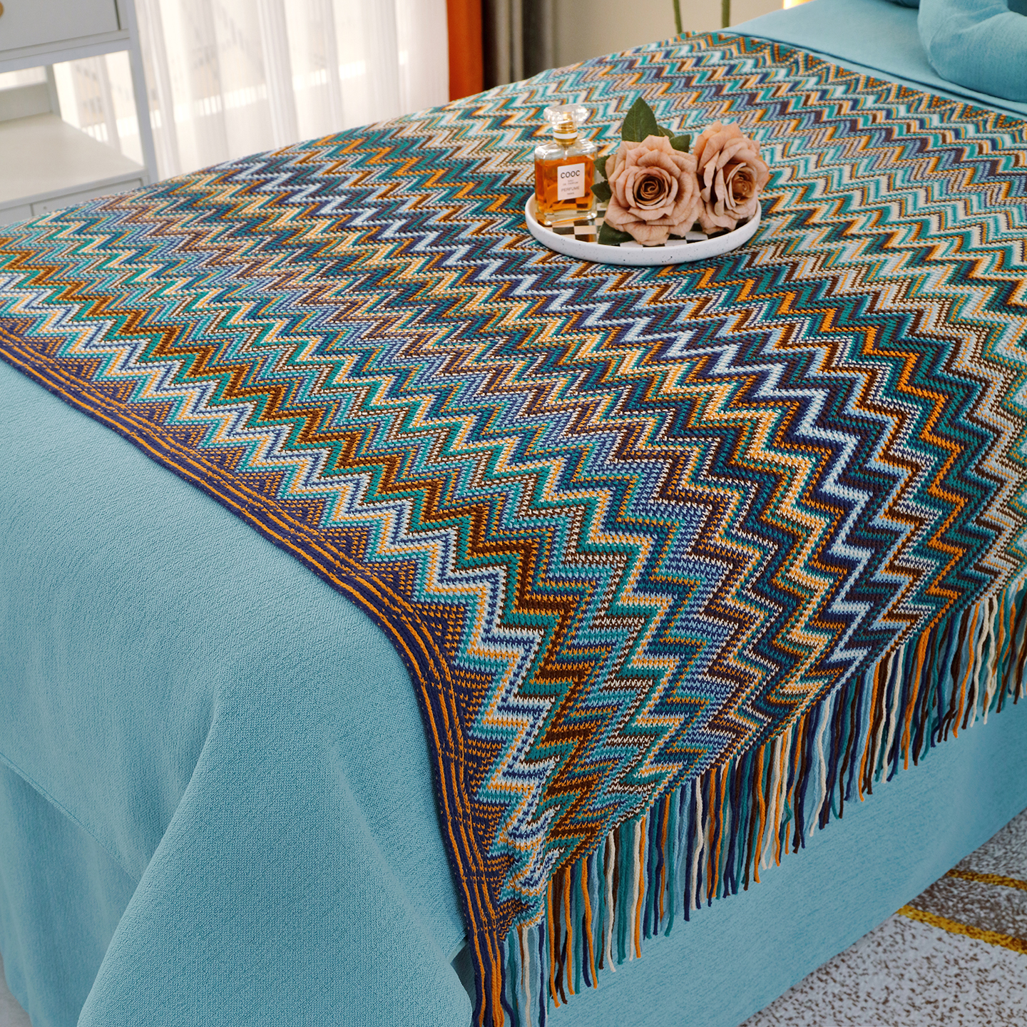 美容床旗四季通用高档美容院专用床旗美容床旗子 - 图1