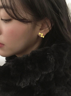 【福利专区 库存有限】蝴蝶结耳钉女甜美精致气质耳环2025新款