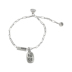 Lucky Nafu 925 sterling bạc vòng tay nữ thiết kế thích hợp đơn giản cá tính mạng sinh viên màu đỏ cặp đôi trang sức - Vòng đeo tay Clasp vòng tay pandora pnj Vòng đeo tay Clasp