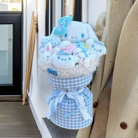 玉桂狗玩偶公仔成品花束可爱少女心创意实用生日礼物女送女友闺蜜