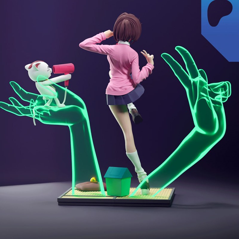 绫濑桃Ayase Momoモモ当哒当3D打印模型STL文件素材高精度 - 图1