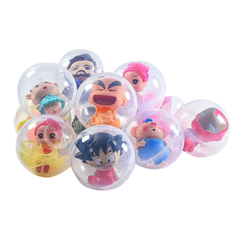 100mm扭蛋玩具 游艺机大扭蛋球现货儿童小礼品商用透明扭扭蛋场景,淘宝优惠券,粉丝福利购,淘宝优惠卷