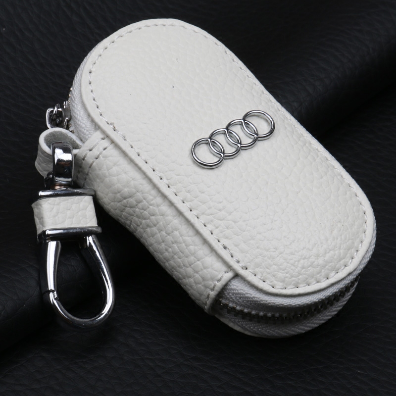专用于奥迪钥匙包S3 A3 新A4L A5 A6L S5Q3 Q5Q7A8汽车真皮钥匙套 - 图2