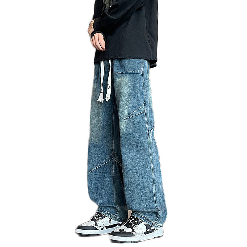 春季男孩休闲裤15岁青少年中学生13卫衣14大童潮流宽松直筒牛仔裤,淘宝优惠券,粉丝福利购,淘宝优惠卷