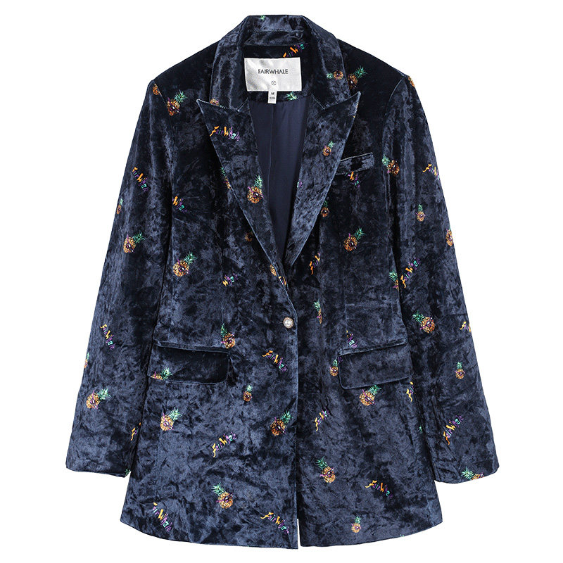 马克华菲女装2020春新款帅气ol通勤 易崴迅服饰短外套